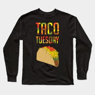 Taco Tuesday Food Lover Long Sleeve T-Shirt